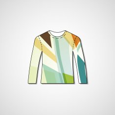 Abstract illustration on sweater N138