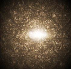 Floral Retro Background for Vintage Design N28