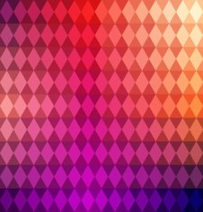 Geometric shining pattern with rhombus
