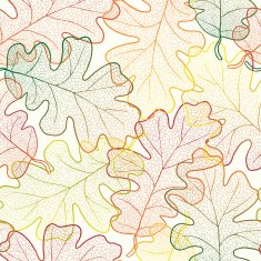 Autumn transparent maple leaves pattern background Fabric texture