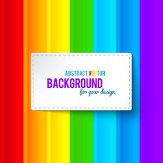 Bright colorful rainbow stripes vector background