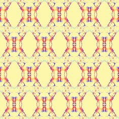Seamless background with geometric deer N2