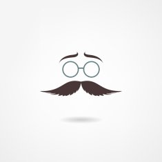Man mustache icon