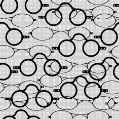 seamless pattern retro glasses