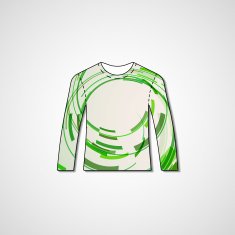 Abstract illustration on sweater N139