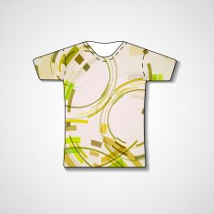 Abstract illustration on t-shirt N132