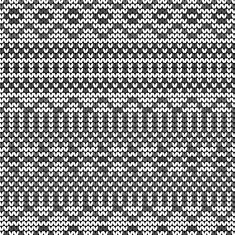 Monochrome seamless knitted pattern
