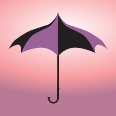 Purple Gothic Umbrella