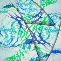 Abstract pattern of lines N24