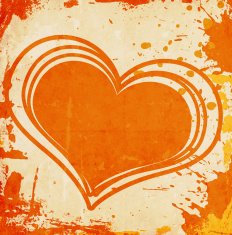 grunge heart illustration N5