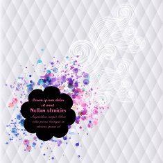 Vector abstract white geometric background