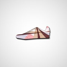 Abstract illustration on sneakers N140