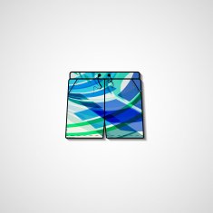 Abstract illustration on shorts N156