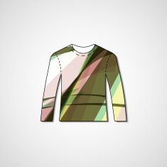 Abstract illustration on sweater N144