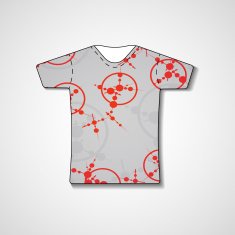Abstract illustration on t-shirt N136