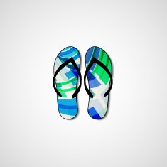 Abstract illustration on flip flops N150