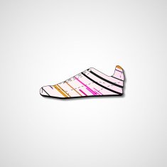 Abstract illustration on sneakers N148