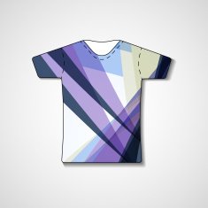 Abstract illustration on t-shirt N139