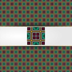 Vector geometric seamless pattern