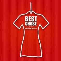Vector poster best chose