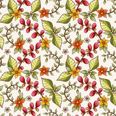 Seamless Floral Pattern N653