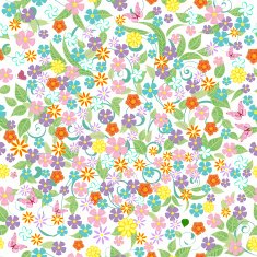 Cute seamless floral texture N2