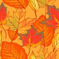 Seamless pattern with leaves N40