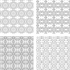 Circular Ornaments Pattern Set N4