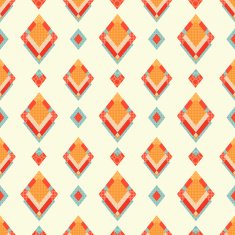 Abstract geometric retro background with diamond-shaped shape