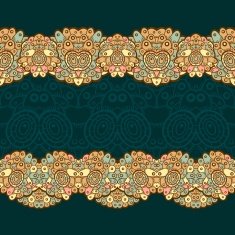 Ethnic seamless pattern Indian N4