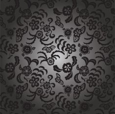 Elegant seamless pattern with flowers N6
