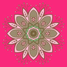 Circle ornament ornamental round lace N3