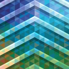 Abstract optic effect colorful polygonal ornamental background triangle pattern