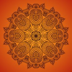 Ornamental round lace pattern 1