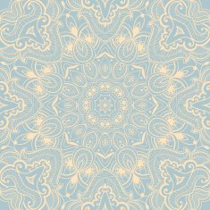 Ornamental round lace background 2