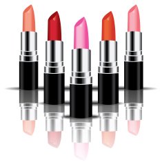 vector colorful lipstick perspactive N2