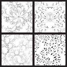 set of tree seamless patterns N3