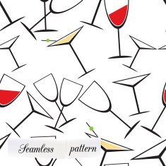 glass seamless pattern