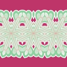 Vector horizontal seamless pattern background ornament