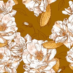 Beautiful seamless floral pattern N3
