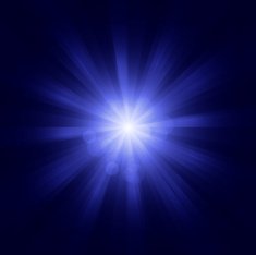 Abstract blue rays background