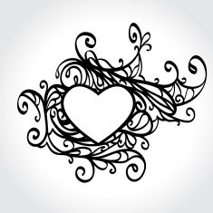 Vector lace card N3
