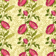 Vector floral seamless pattern N36