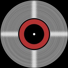 retro vinyl disk background