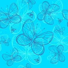 Seamless butterfly pattern N5