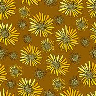 Decoration element Floral style Seamless N4