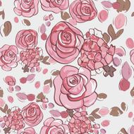 seamless summer floral pattern