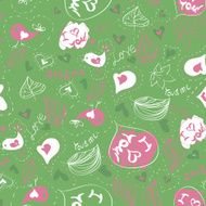 seamless summer floral pattern N3