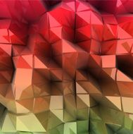 Abstract colourful combination of triangle Vector