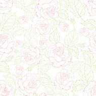 Rose seamless background N2
